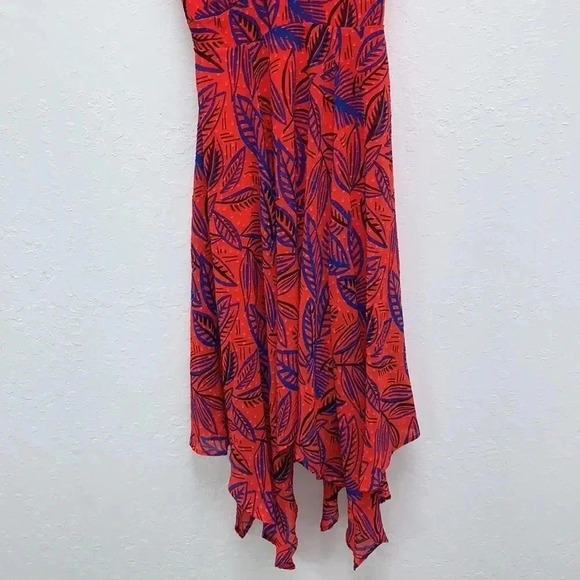 ALEXIS for Target Tropical Leaf Tie Strap Dress Size XS - Picture 4 of 8